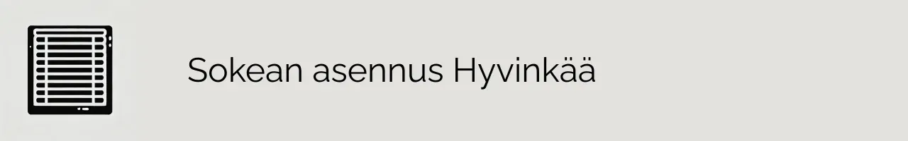 Sokean asennus Hyvinkää